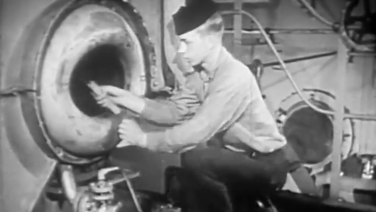 锅炉维修:关闭锅炉|美国海军军教片1954